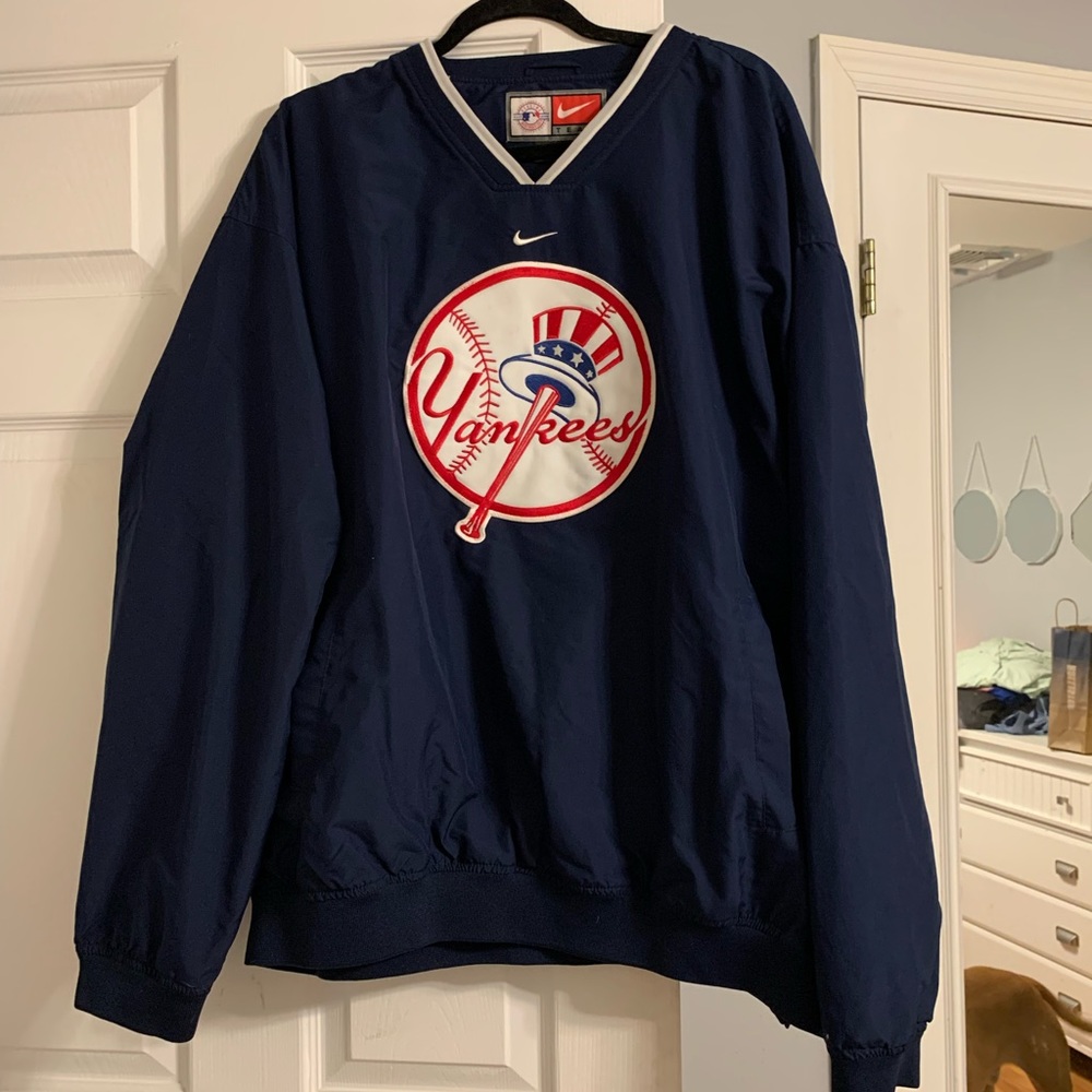 vintage yankees nike pullover
